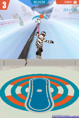 Shaun White Snowboarding screenshot 3 for Nintendo DS